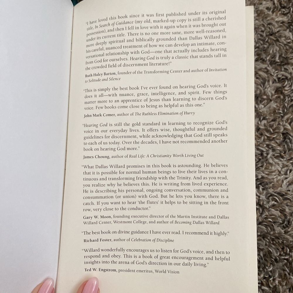 Hearing God Book by Dallas Willard - Picture 3 of 3